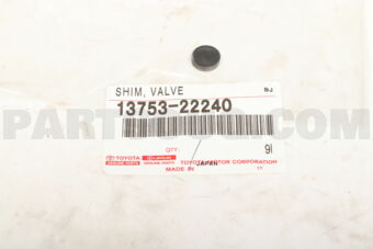 1375322240 Toyota SHIM, VALVE ADJUSTING