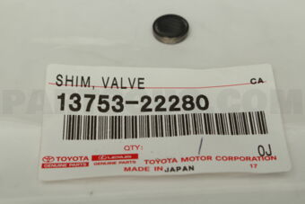 1375322280 SHIM, VALVE ADJUSTING
