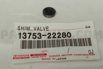1375322280 SHIM, VALVE ADJUSTING