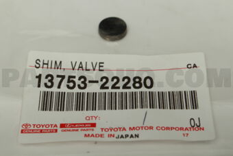 1375322280 SHIM, VALVE ADJUSTING