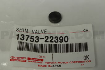 1375322390 SHIM, VALVE ADJUSTING