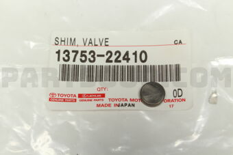 1375322410 SHIM, VALVE ADJUSTING