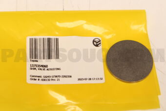 1375354060 SHIM, VALVE ADJUSTING