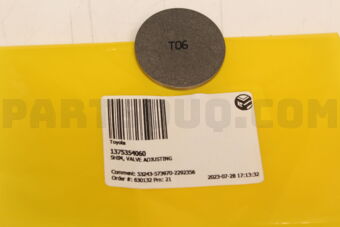 1375354060 SHIM, VALVE ADJUSTING