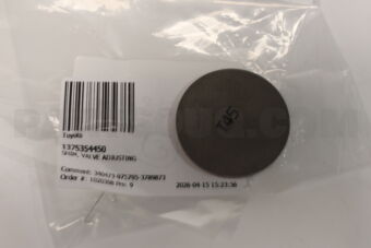 1375354450 Toyota SHIM, VALVE ADJUSTING