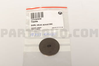 1375364030 SHIM, VALVE ADJUSTING