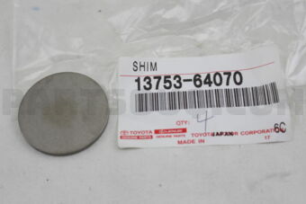 1375364070 Toyota SHIM, VALVE ADJUSTING