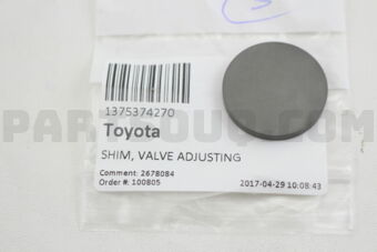 1375374270 SHIM, VALVE ADJUSTING