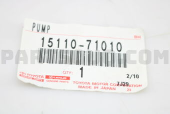 1511071010 PUMP ASSY, OIL