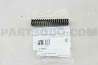 1513217010 SPRING, OIL PUMP RELIEF VALVE
