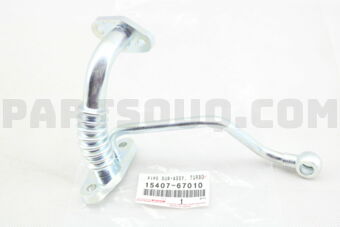 1540767010 PIPE SUB-ASSY, TURBO OIL INLET