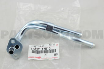 1602717010 PIPE SUB-ASSY, TURBO WATER, NO.1