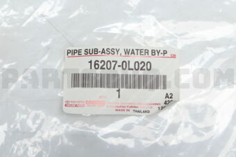 162070L020 Toyota PIPE SUB-ASSY, WATER BY-PASS, NO.2