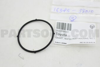 1632538010 GASKET, WATER INLET HOUSING, NO.1