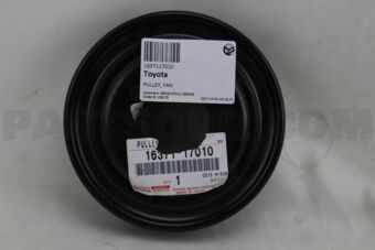 1637117010 PULLEY, FAN