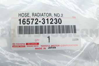 1657231230 HOSE, RADIATOR, NO.2