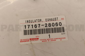 1716728060 INSULATOR, EXHAUST MANIFOLD HEAT, NO.1