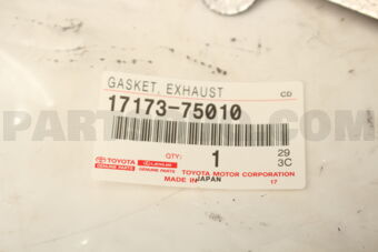 1717375010 Toyota GASKET, EXHAUST MANIFOLD TO HEAD
