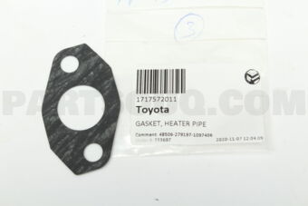 1717572011 GASKET, HEATER PIPE