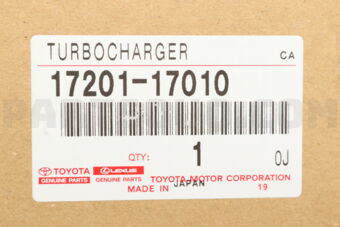 1720117010 TURBOCHARGER SUB-ASSY