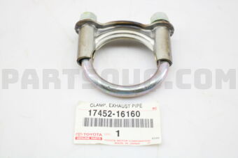 1745216160 CLAMP, EXHAUST PIPE