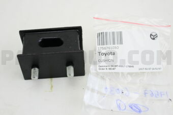 1756761030 CUSHION, EXHAUST PIPE CENTER, CENT