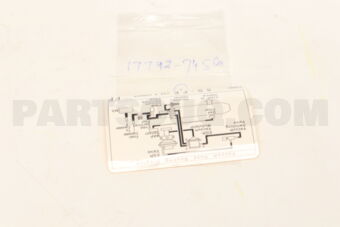 1779274560 Toyota PLATE, ENGINE VACUUM HOSE INFORMATION