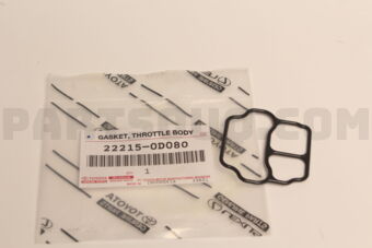 222150D080 Toyota GASKET, THROTTLE BODY COVER