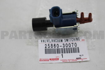 2586030070 VALVE ASSY, VACUUM SWITCHING