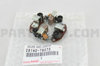 2814076070 HOLDER ASSY, STARTER BRUSH