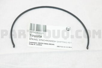 3339160010 SPRING, SYNCHROMESH SHIFTING KEY, 