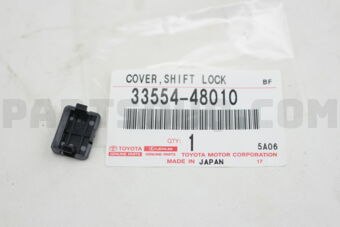 3355448010 COVER, SHIFT LOCK RELEASE BUTTON