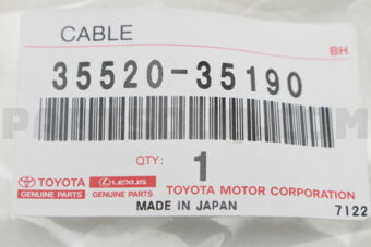 3552035190 CABLE ASSY, THROTTLE