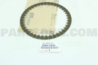 3568333030 Toyota DISC, BRAKE, NO.3