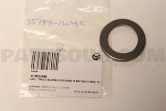 3578912040 Toyota RACE, THRUST BEARING (FOR FRONT PLANETARY FLANGE FRONT)