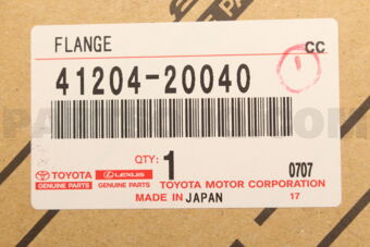 4120420040 FLANGE SUB-ASSY, FRONT DRIVE PINION COMPANION, FRONT