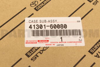 4130160080 Toyota CASE SUB-ASSY, REAR DIFFERENTIAL
