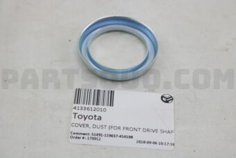 4133612010 COVER, DUST (FOR FRONT DRIVE SHAFT