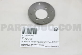 4135135030 WASHER, FRONT DIFFERENTIAL PINION 