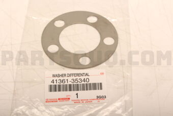 4136135340 Toyota WASHER, FRONT DIFFERENTIAL SIDE GEAR THRUST, NO.1