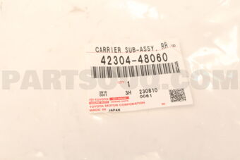 4230448060 Toyota CARRIER SUB-ASSY, REAR AXLE, RH