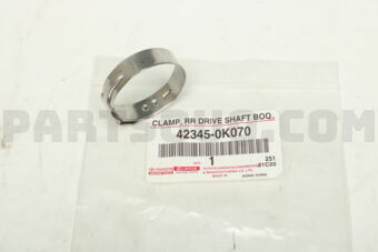 423450K070 CLAMP (FOR FRONT AXLE OUTBOARD JOI