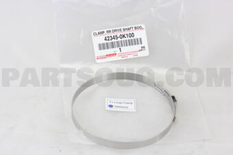 423450K100 CLAMP, NO.2 (FOR FRONT AXLE OUTBOA