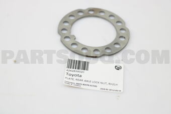 4242836020 PLATE, REAR AXLE LOCK NUT, RH/LH
