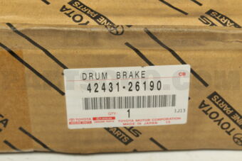 4243126190 DRUM SUB-ASSY, REAR BRAKE