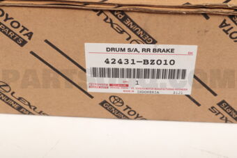 42431BZ010 Toyota DRUM SUB-ASSY, REAR BRAKE