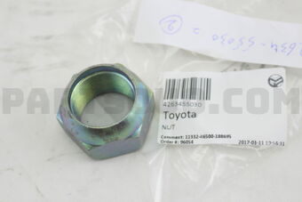 4263455030 NUT, HUB (FOR AXLE)