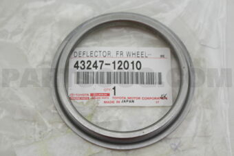 4324712010 DEFLECTER, REAR WHEEL BEARING DUST