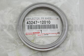 4324712010 DEFLECTER, REAR WHEEL BEARING DUST