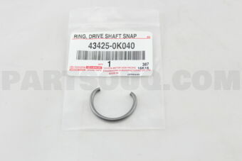 434250K040 RING, HOLE SNAP (FOR FRONT DRIVE S